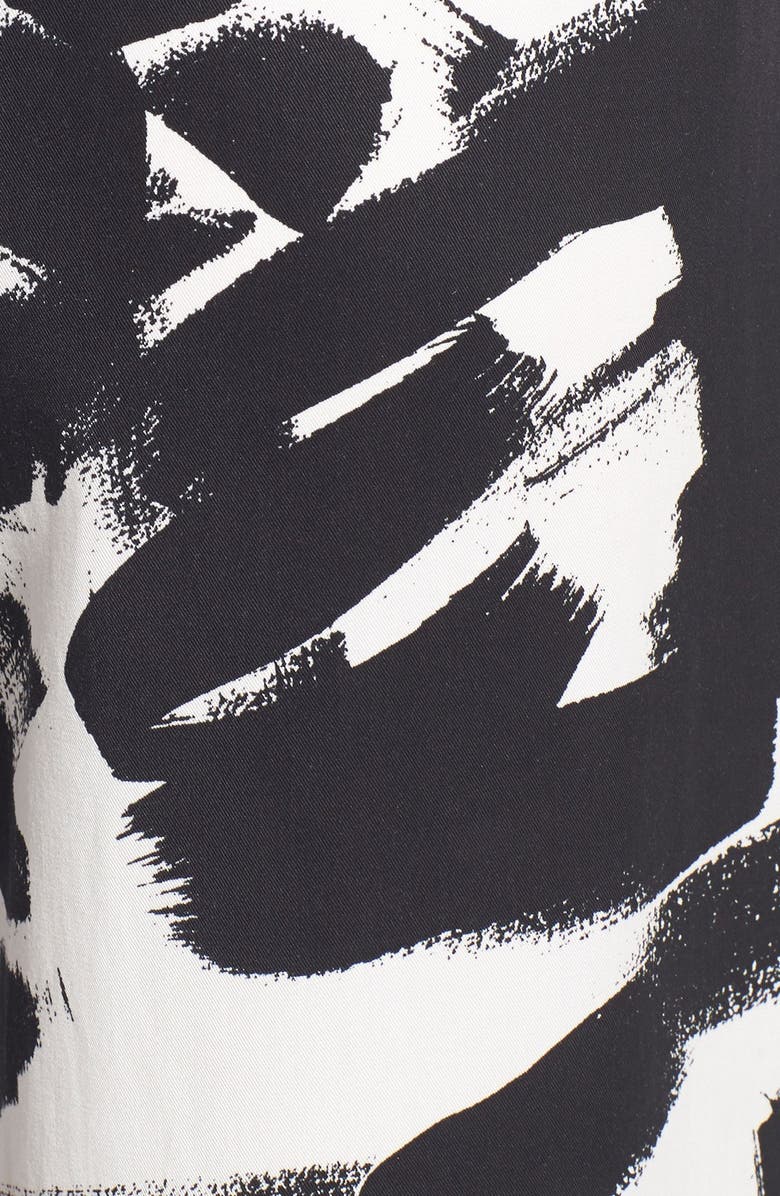 KENDALL + KYLIE Pleat Crop Trousers, Alternate, color, 