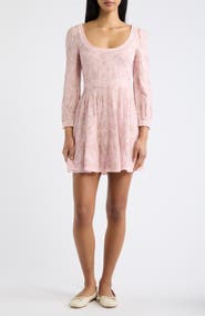 LoveShackFancy Calivra Cotton Minidress