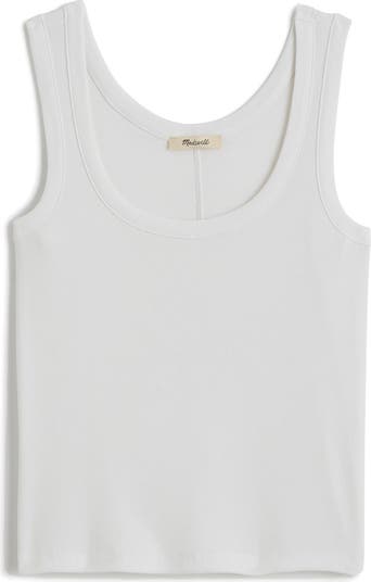 Madewell Scoop Neck Regenerative Cotton Rib Tank | Nordstrom