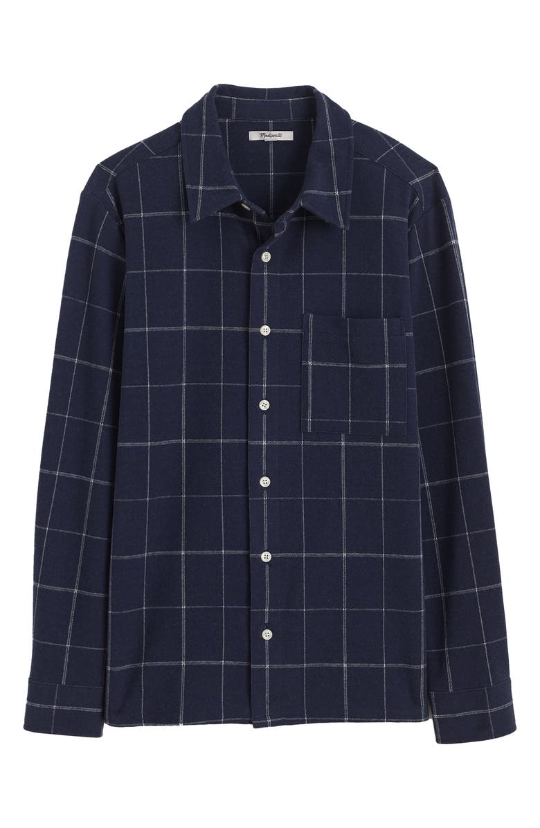 Madewell Devoe Button-Up Shirt, Alternate, color, Juniper Berry