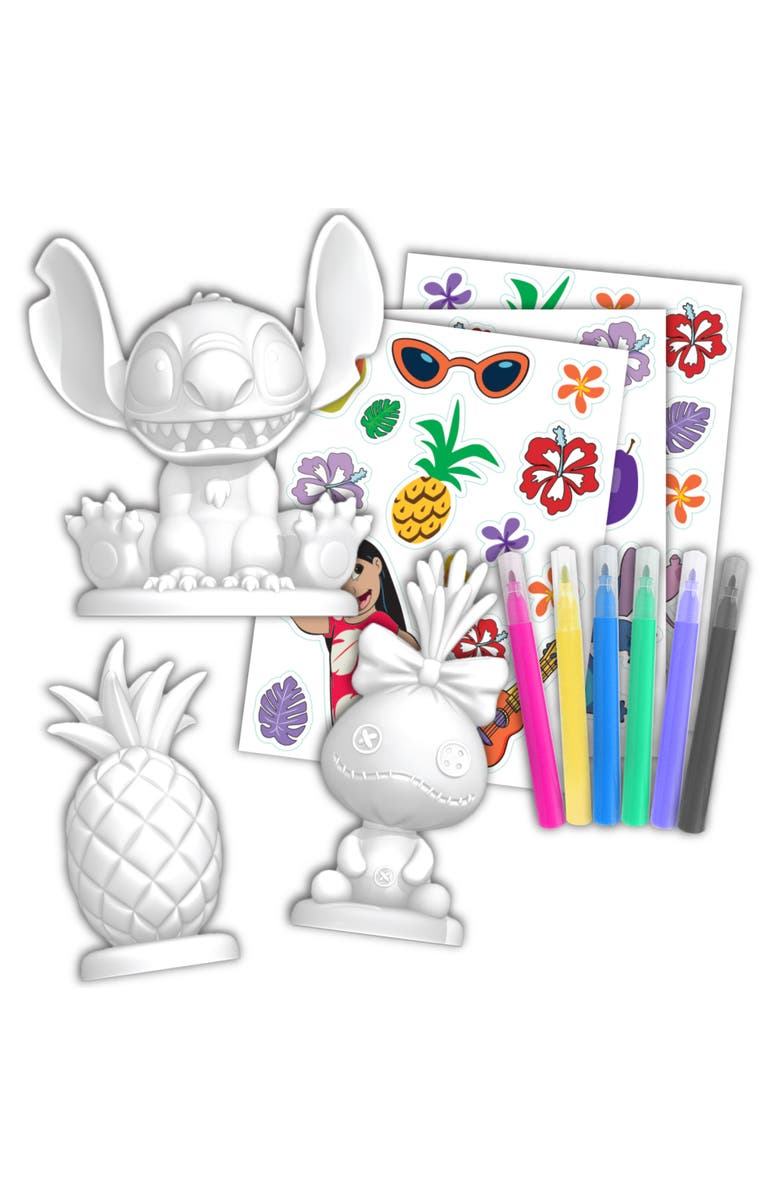 Disney 3 In 1 Activity Setm Disney Stitch, Craft Kit, 3 DIY Creations, Kids 6+, Alternate, color, Multicolored