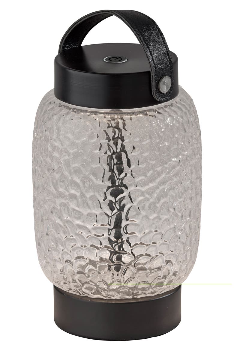 Cassius Cordless LED Table Lantern, Main, color, BLACK