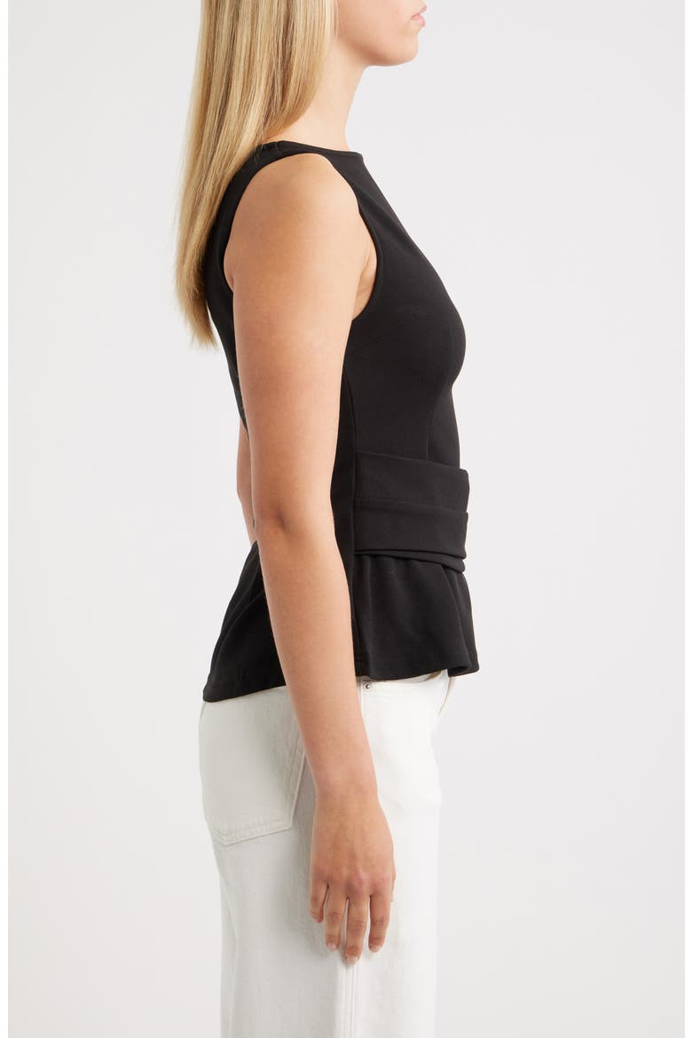Silva Sleeveless Top, Alternate, color, BLACK