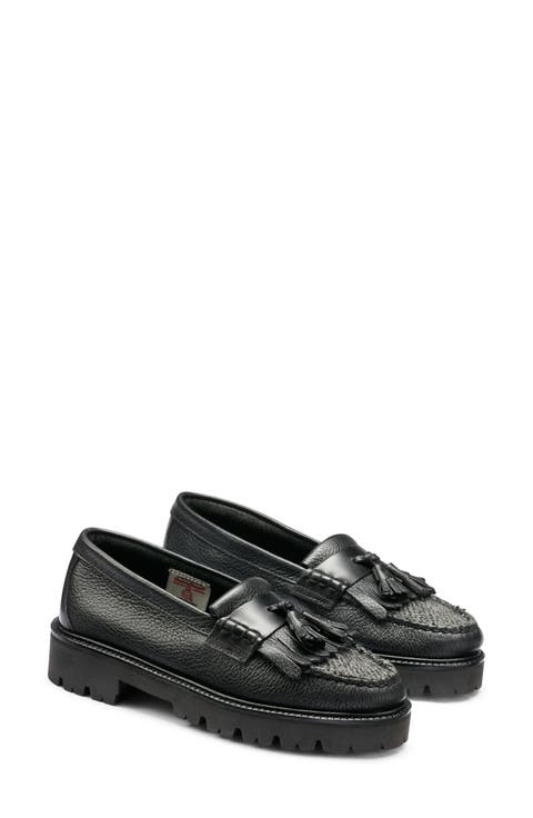 Esther Kilte Fringe Tweed Loafer (Women)