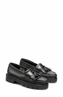 G.H.BASS Esther Kilte Fringe Tweed Loafer