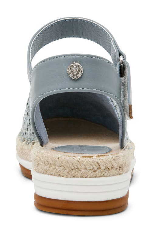 Anne Klein Jordanna Espadrille Sandal In Sky Blue Raffia