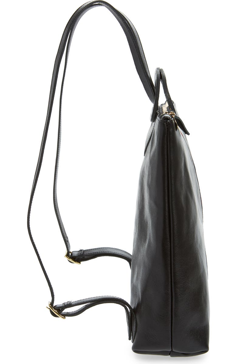 Clare V. Marcelle Leather Backpack, Alternate, color,
