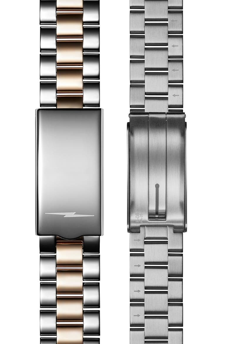 The Vinton Bracelet Watch, 38mm, Alternate, color, SILVER/ MOP/ GOLD