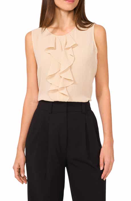 Vince Camuto Ruffle Detail Tank