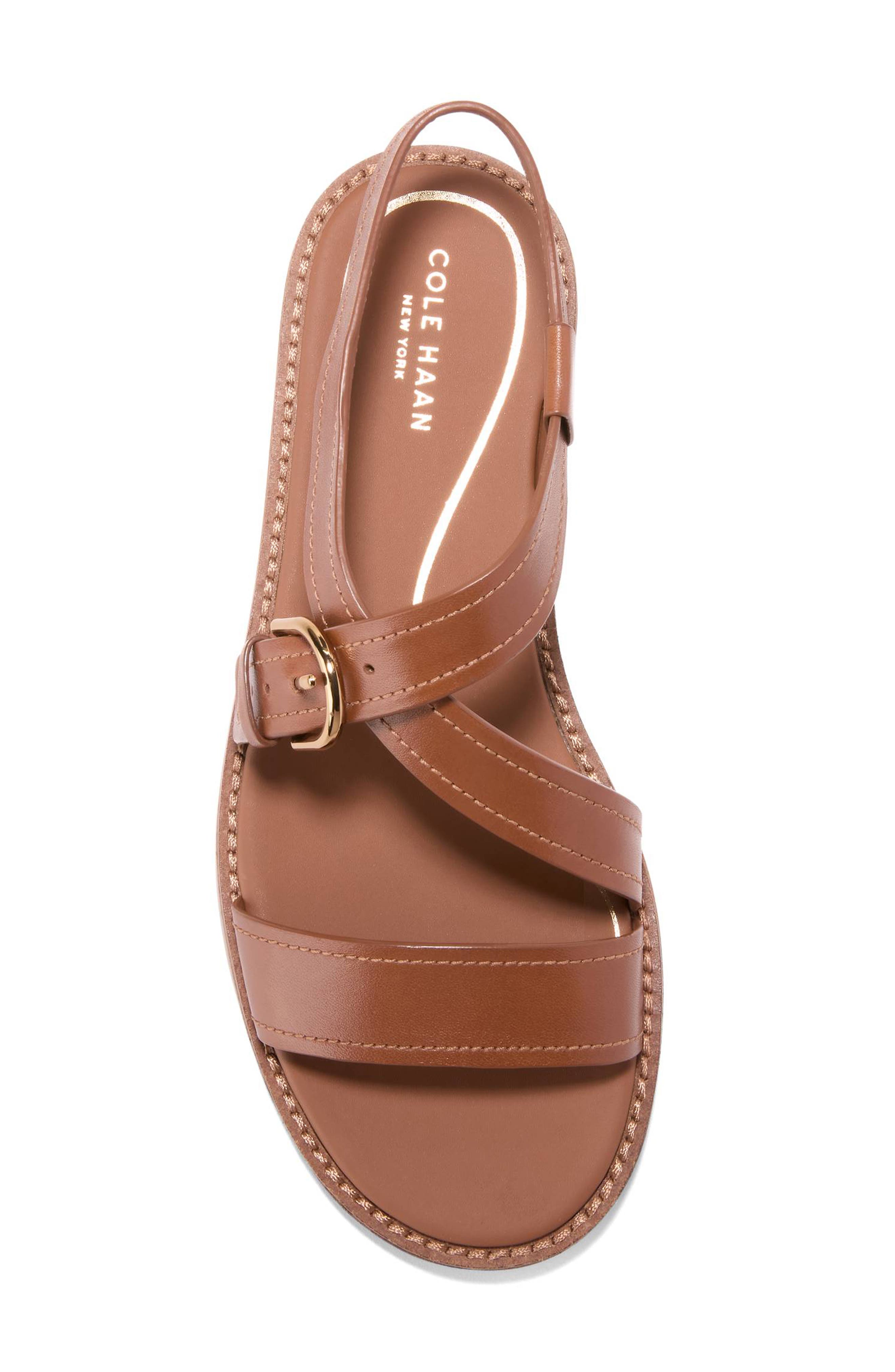 Kami Slingback Sandal, Alternate, color, BRITISH TAN LEATHER
