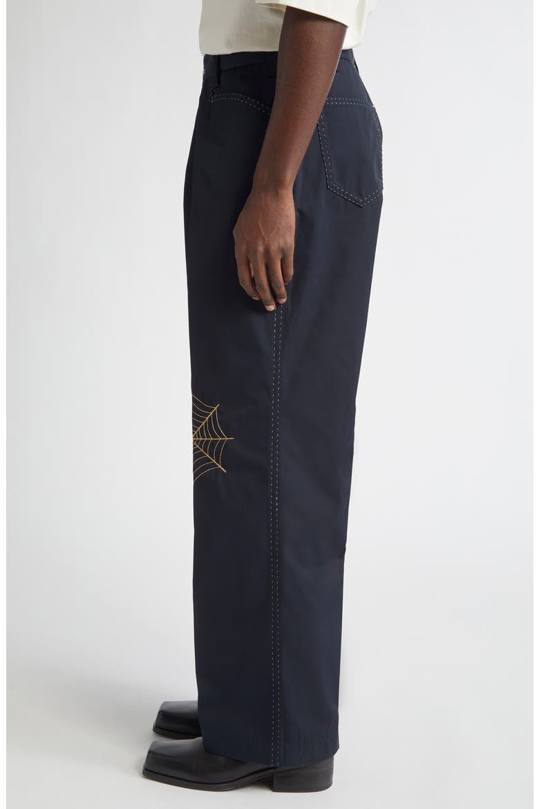 Angel Embroidered Pants, Alternate, color, NAVY 0043