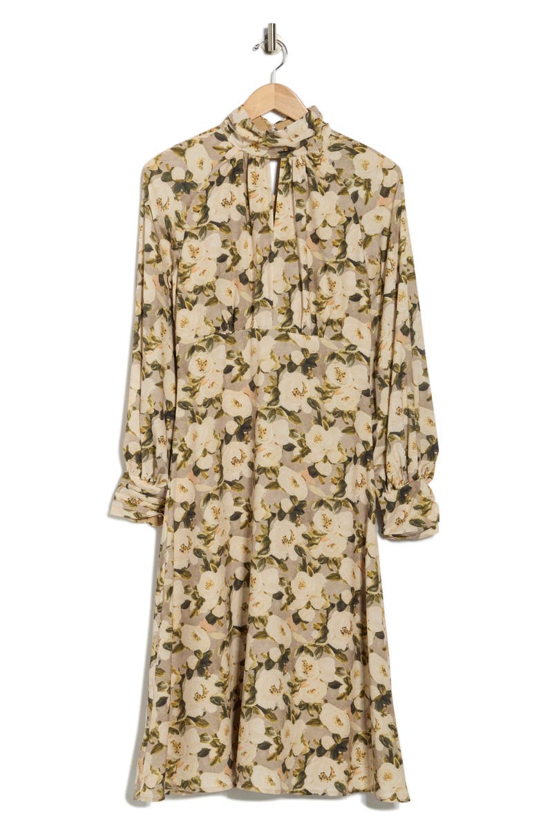 AREA STARS Amal Floral Long Sleeve A-Line Dress, Alternate, color, Fall Floral