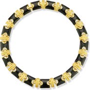 SPHERA MILANO Enamel Link Collar Necklace