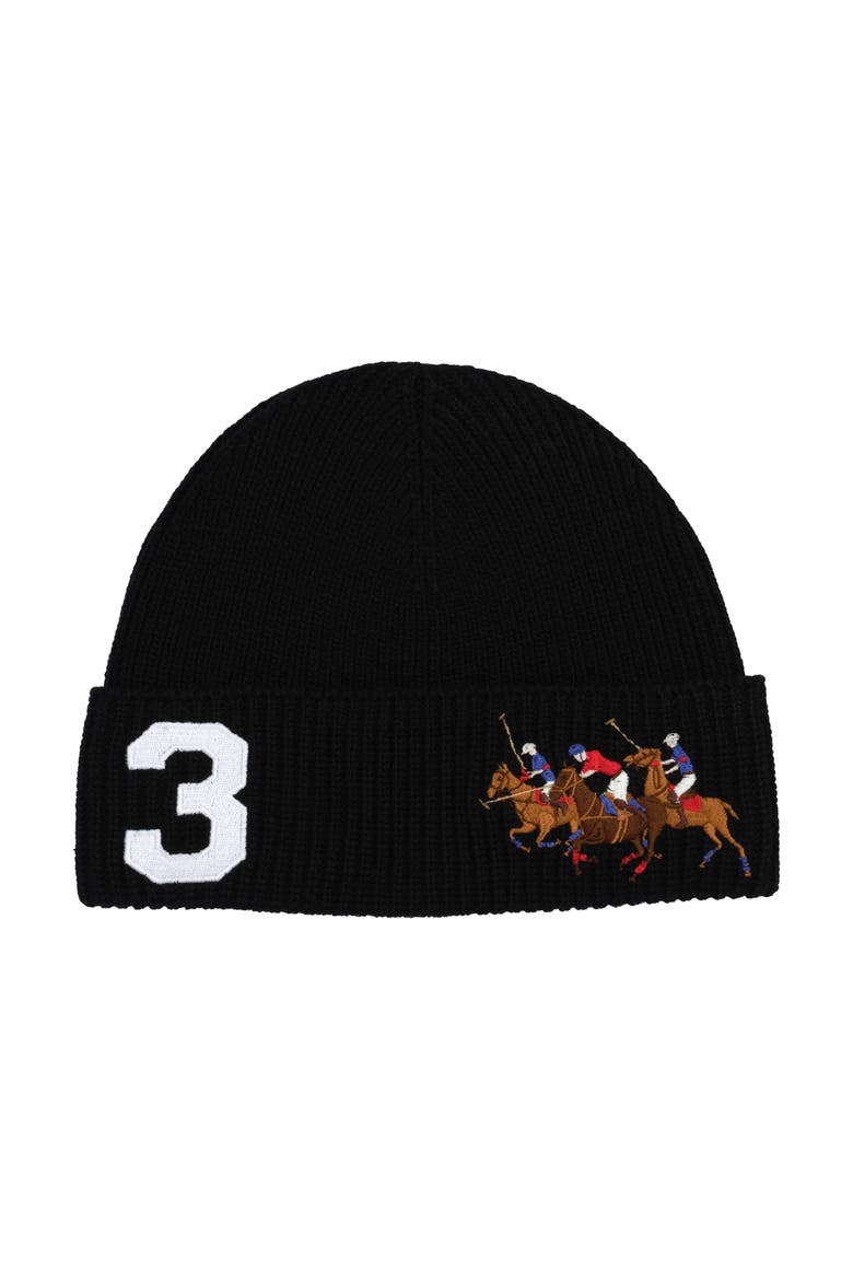 Polo Match Beanie, Main, color, Polo Black