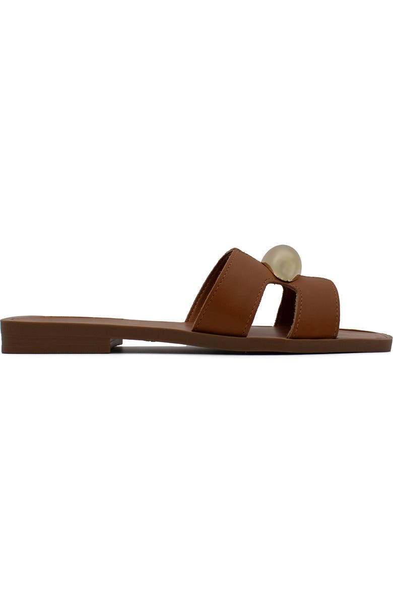Bottero Cutout Slide Sandal, Alternate, color, Caramelo