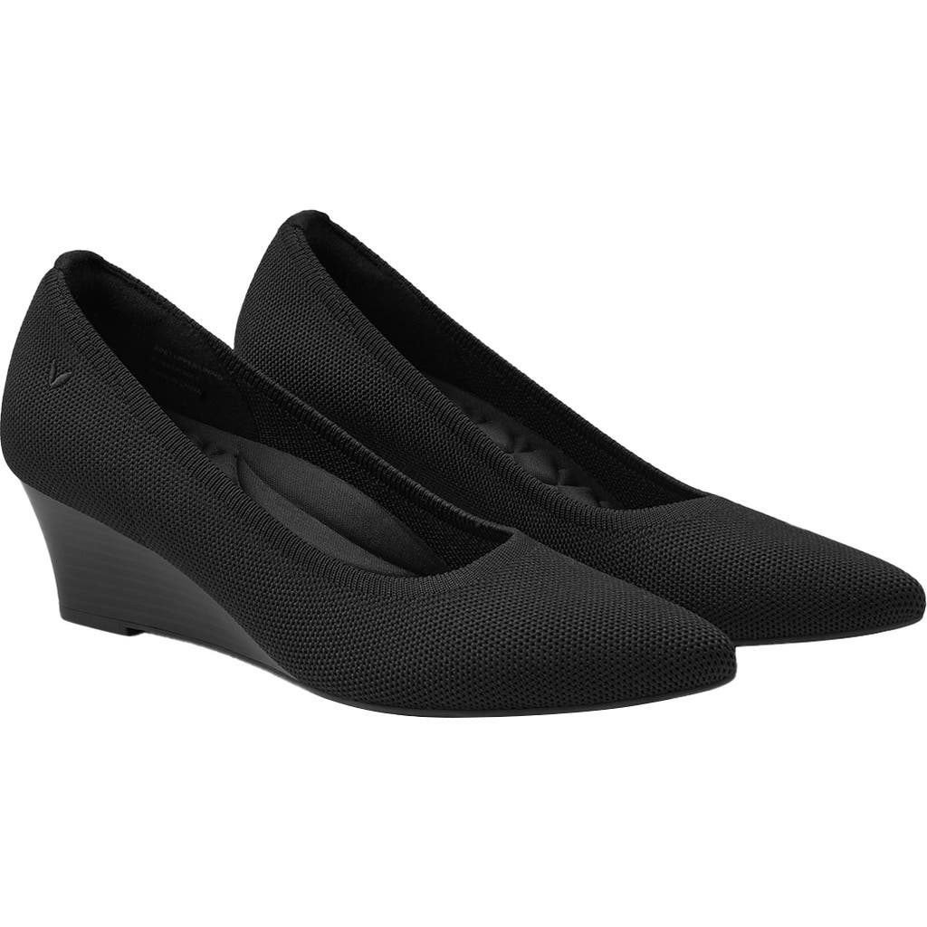 Vivaia Pointed-toe Wedge In Black
