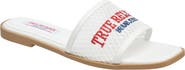 True Religion Brat Mesh Slip on Sandal