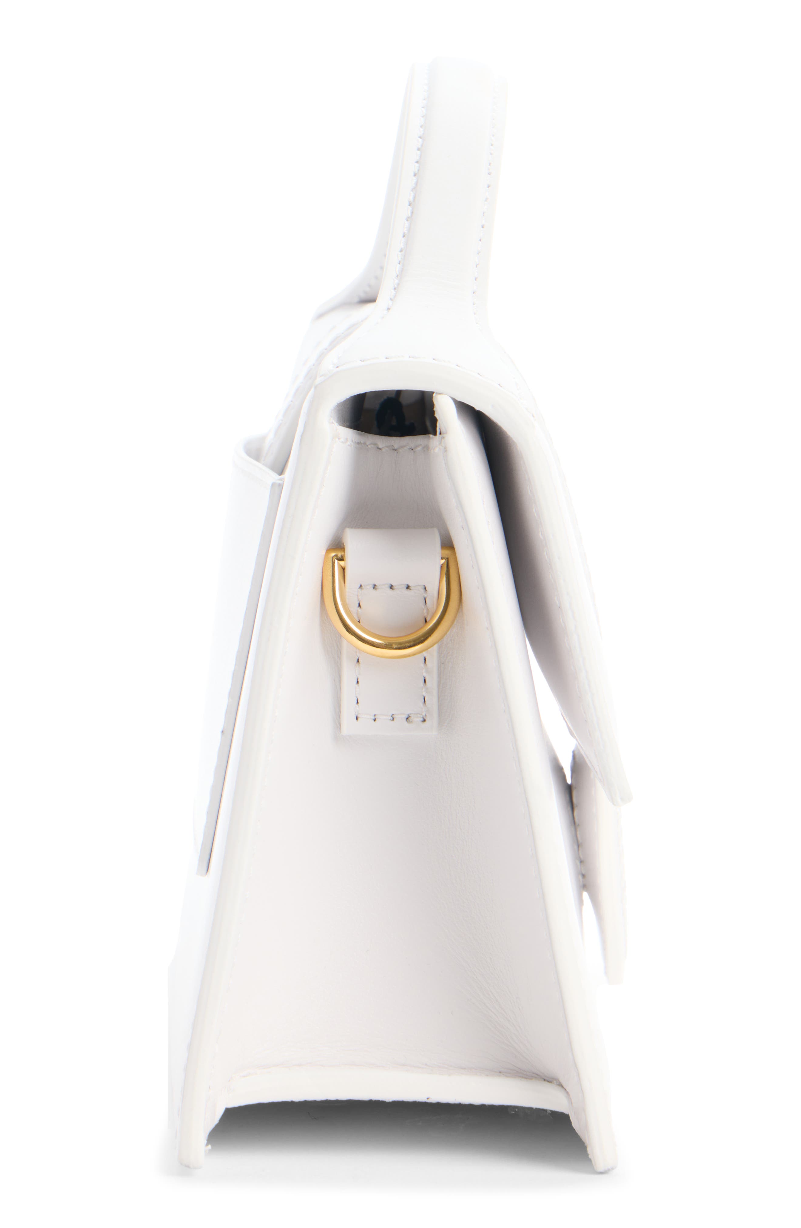 Jacquemus Le Grand Bambino Crossbody Bag, Alternate, color, White 100