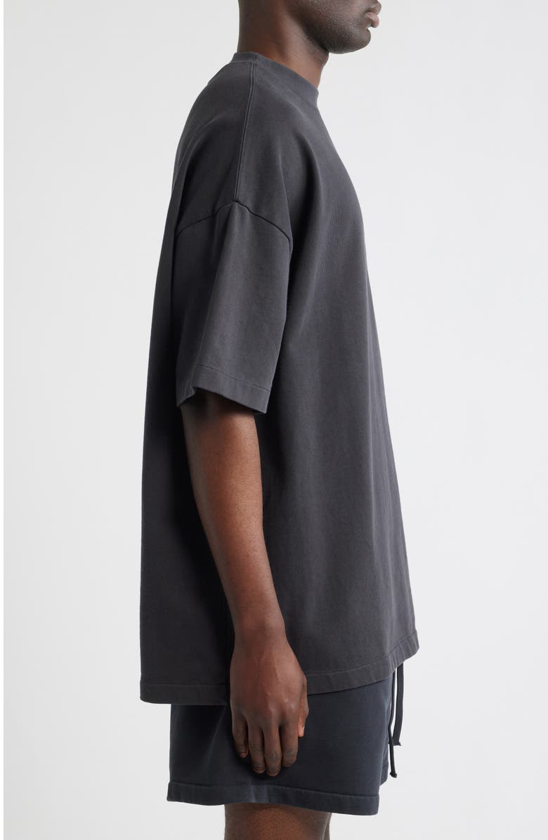 Fear of God Essentials Signature '90s Short Sleeve Logo T-Shirt, Alternate, color, Faded Black