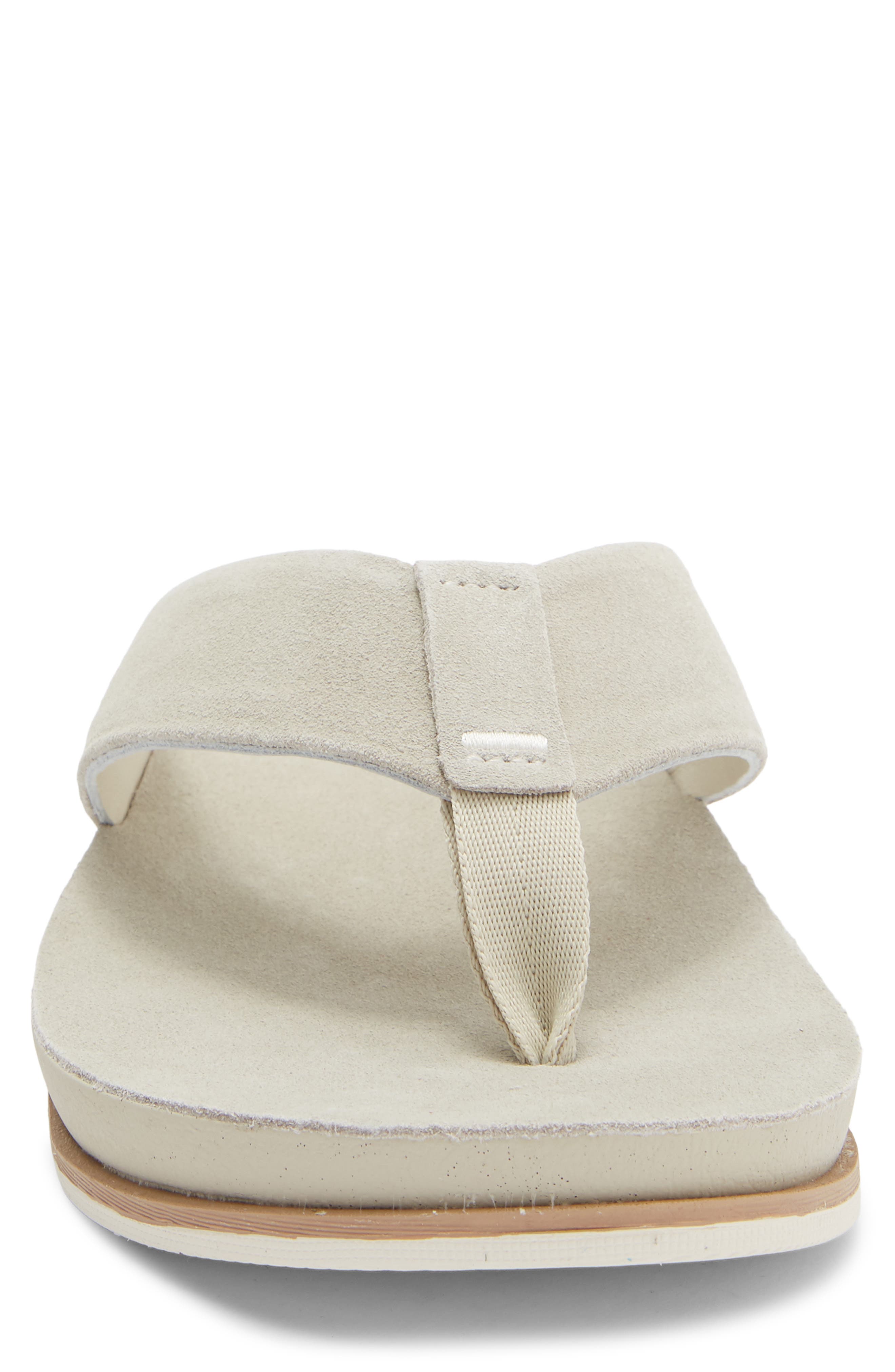 Reef Ojai Suede Flip Flop, Alternate, color, Oatmeal