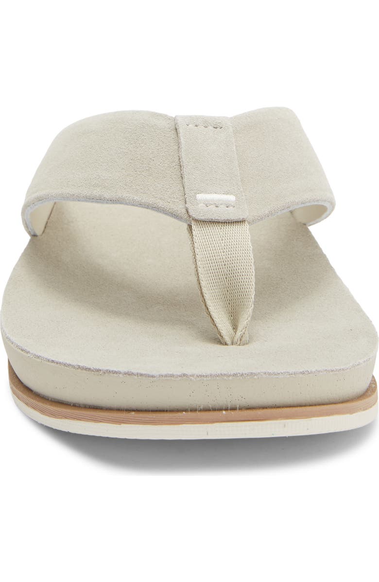 Reef Ojai Suede Flip Flop, Alternate, color, Oatmeal