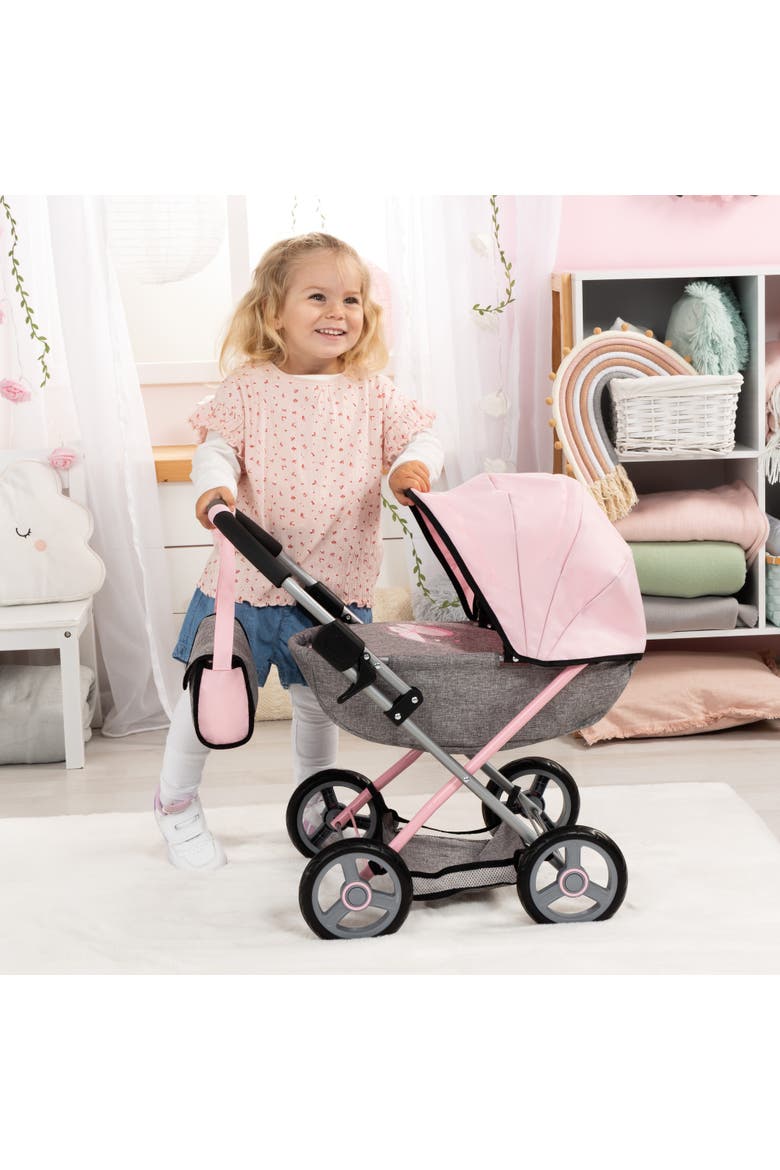 4 in 1 Toy Baby Doll Pram Stroller Cosy Set - Dolls Up to 18 Inch, Alternate, color, Multicolored