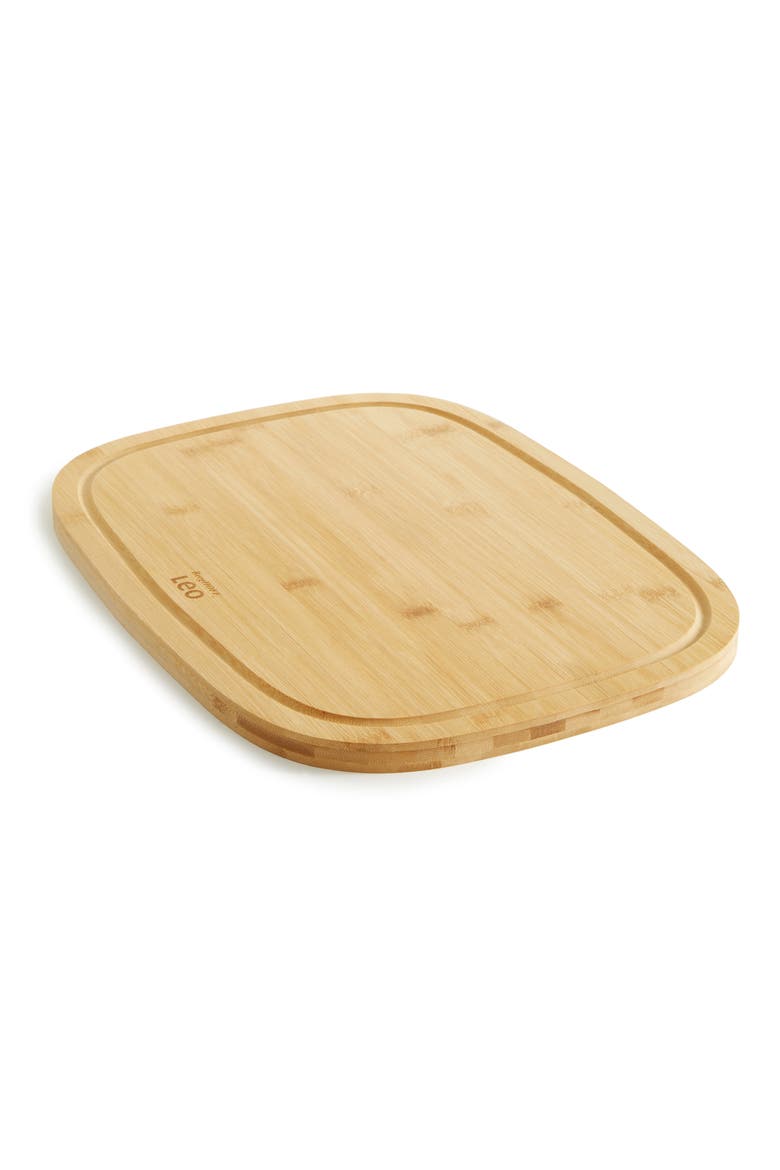 Leo Balance Bamboo Cutting Board, Alternate, color, NATURAL
