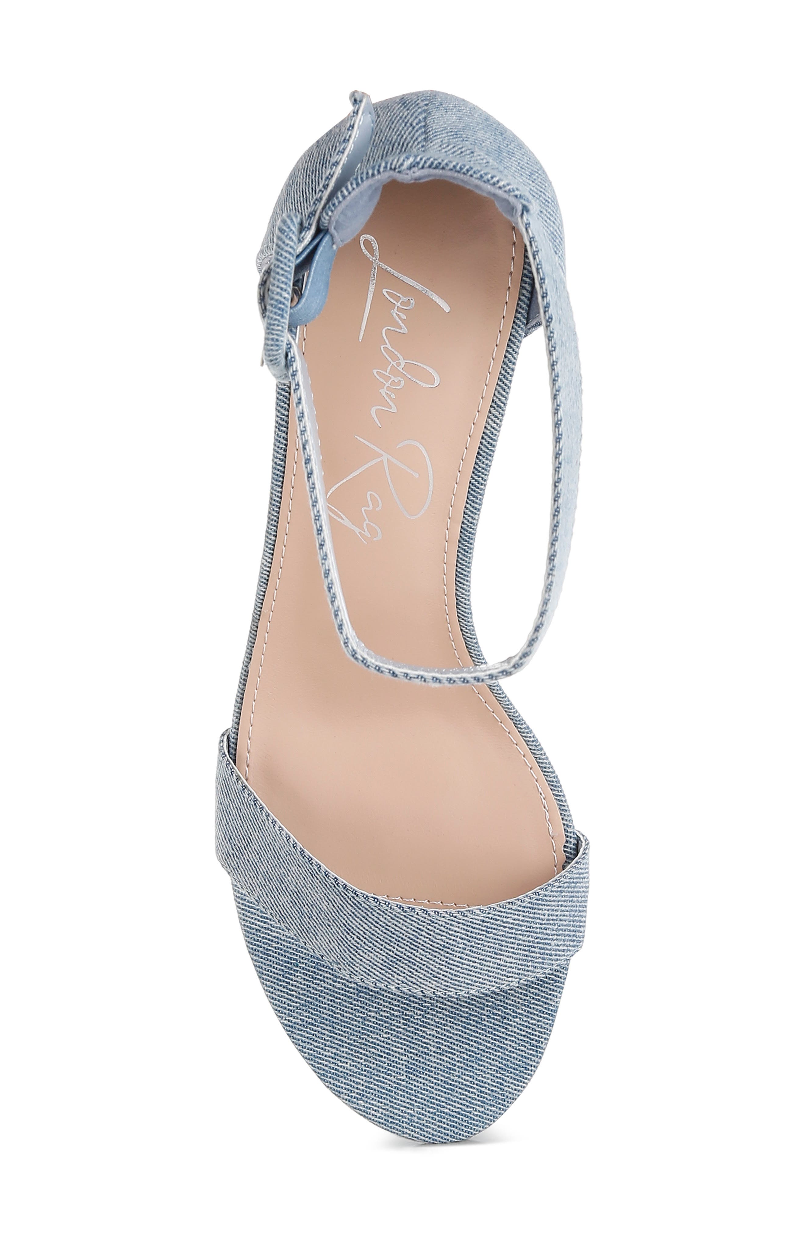 Ozula Ankle Strap Sandal, Alternate, color, DENIM