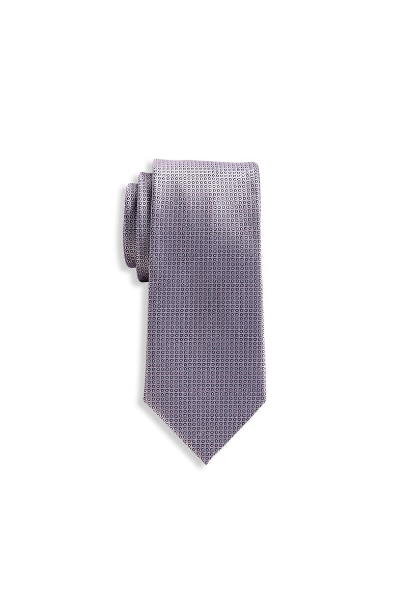 Big & Tall Geometric Dotted Tie, Main, color, PINK