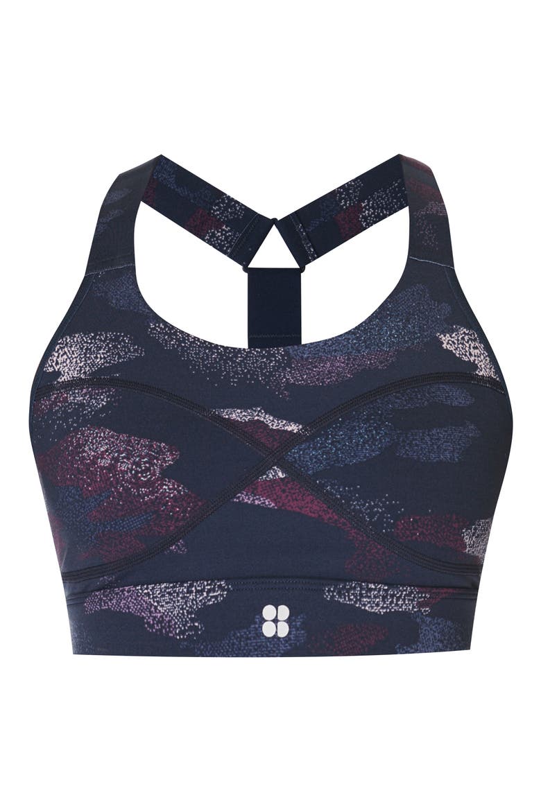 Power Sports Bra, Alternate, color, BLUE SPRAY CAMO PRINT