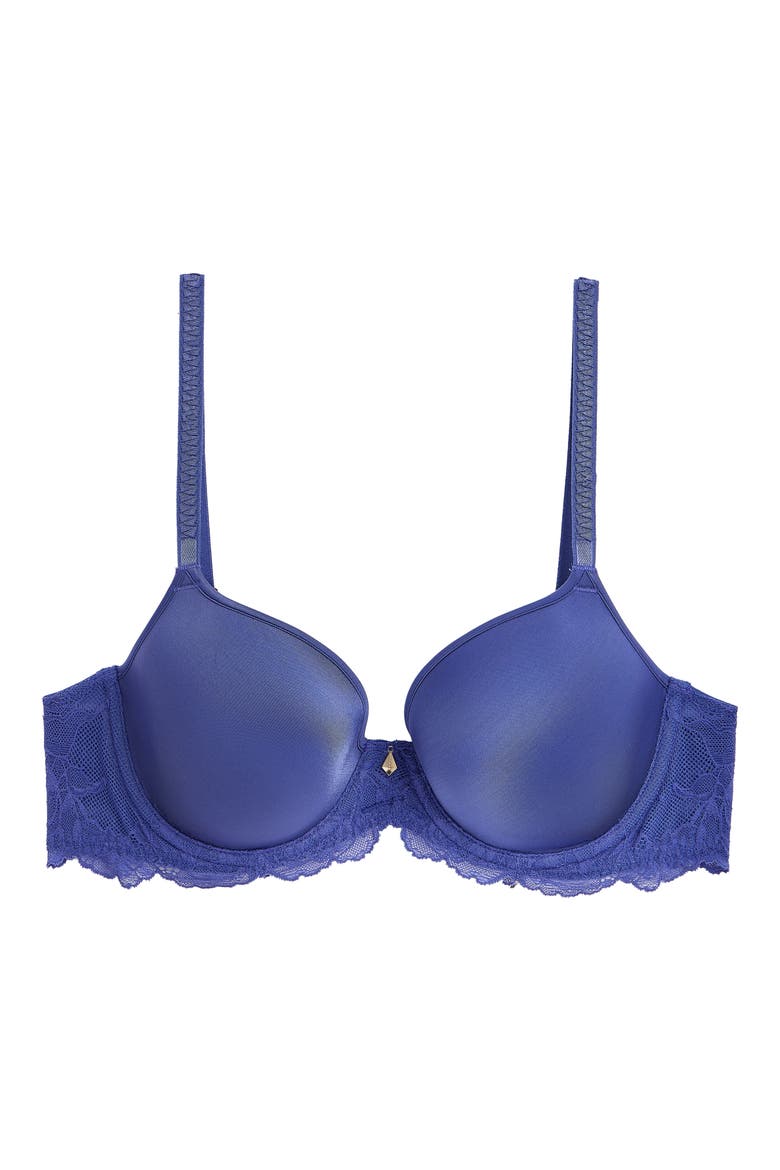 Vivid Attraction Underwire T-Shirt Bra, Alternate, color, SKIPPER BLUE