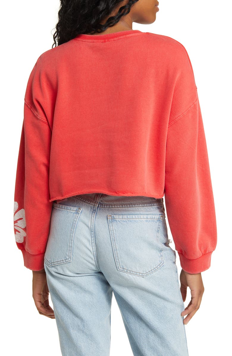 Roxy Morning Hike Crop Sweatshirt, Alternate, color,