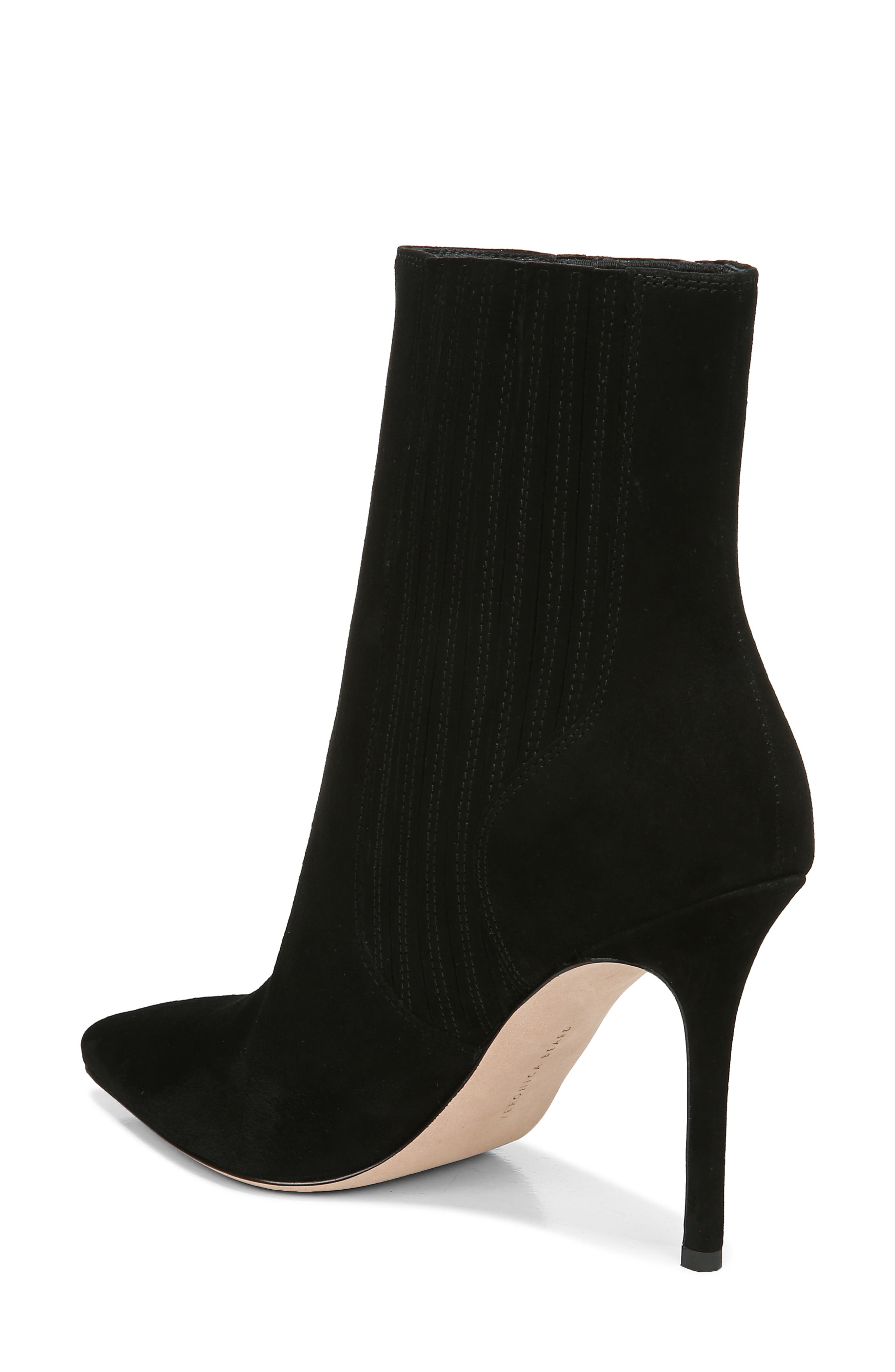 Veronica Beard Lisa 95mm Bootie, Alternate, color, Black