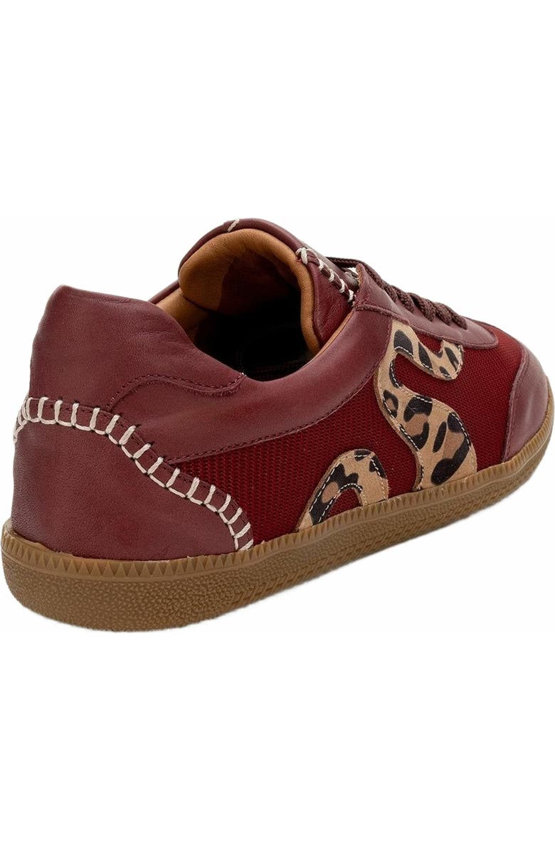 Forever & Always Shoes Perry Leather Sneakers, Alternate, color, Burgundy Leather