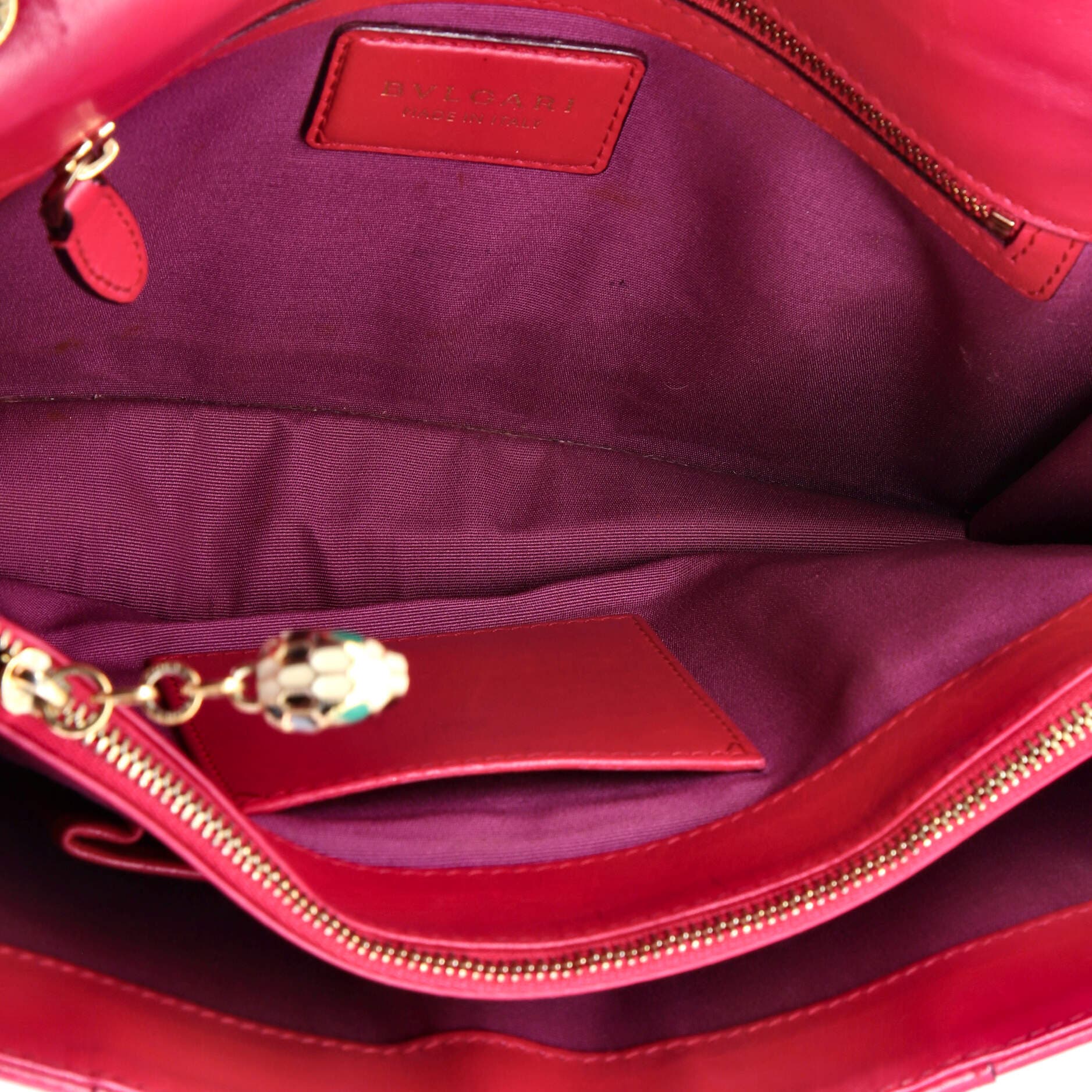 Serpenti Forever Shoulder Bag Leather Medium, Alternate, color, Pink