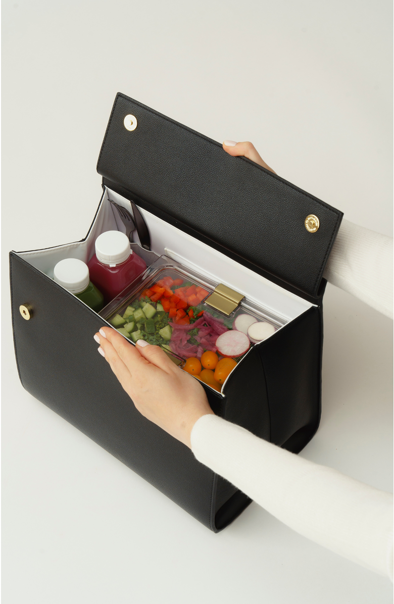 Modern Picnic LARGE LUNCHER + 2 CONTAINER SET, Alternate, color, Clear