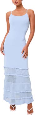 Solid & Striped The Gabrielle Open Stitch Sleeveless Maxi Dress