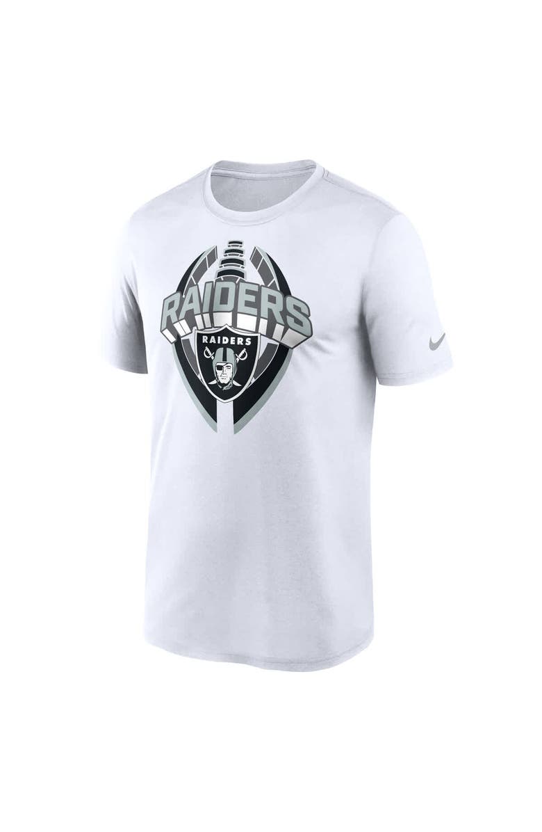 Nike Men's Nike White Las Vegas Raiders Legend Icon Performance T-Shirt, Alternate, color, White