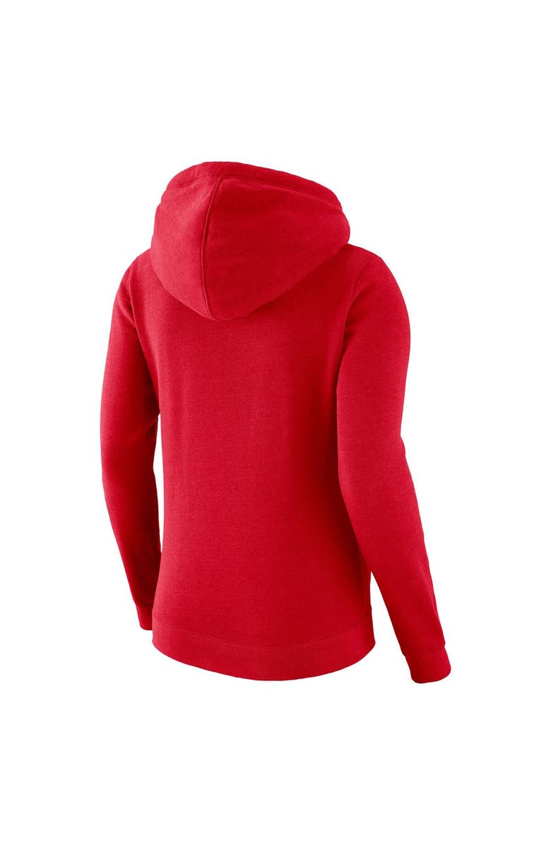 Nike Women's Nike Red Golden State Warriors 2024/25 City Edition Essential Club Pullover Hoodie, Alternate, color,