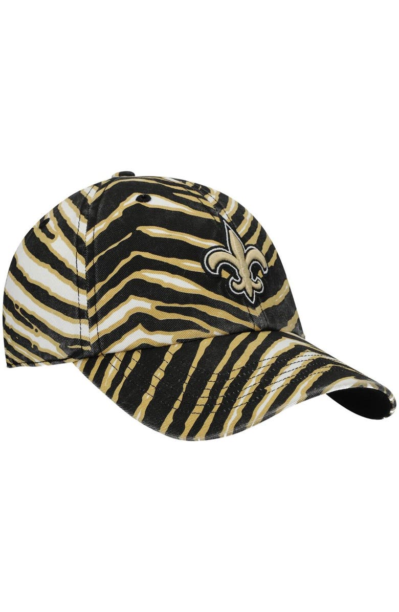 '47 Men's '47 Black New Orleans Saints Zubaz Clean Up Adjustable Hat, Alternate, color, 