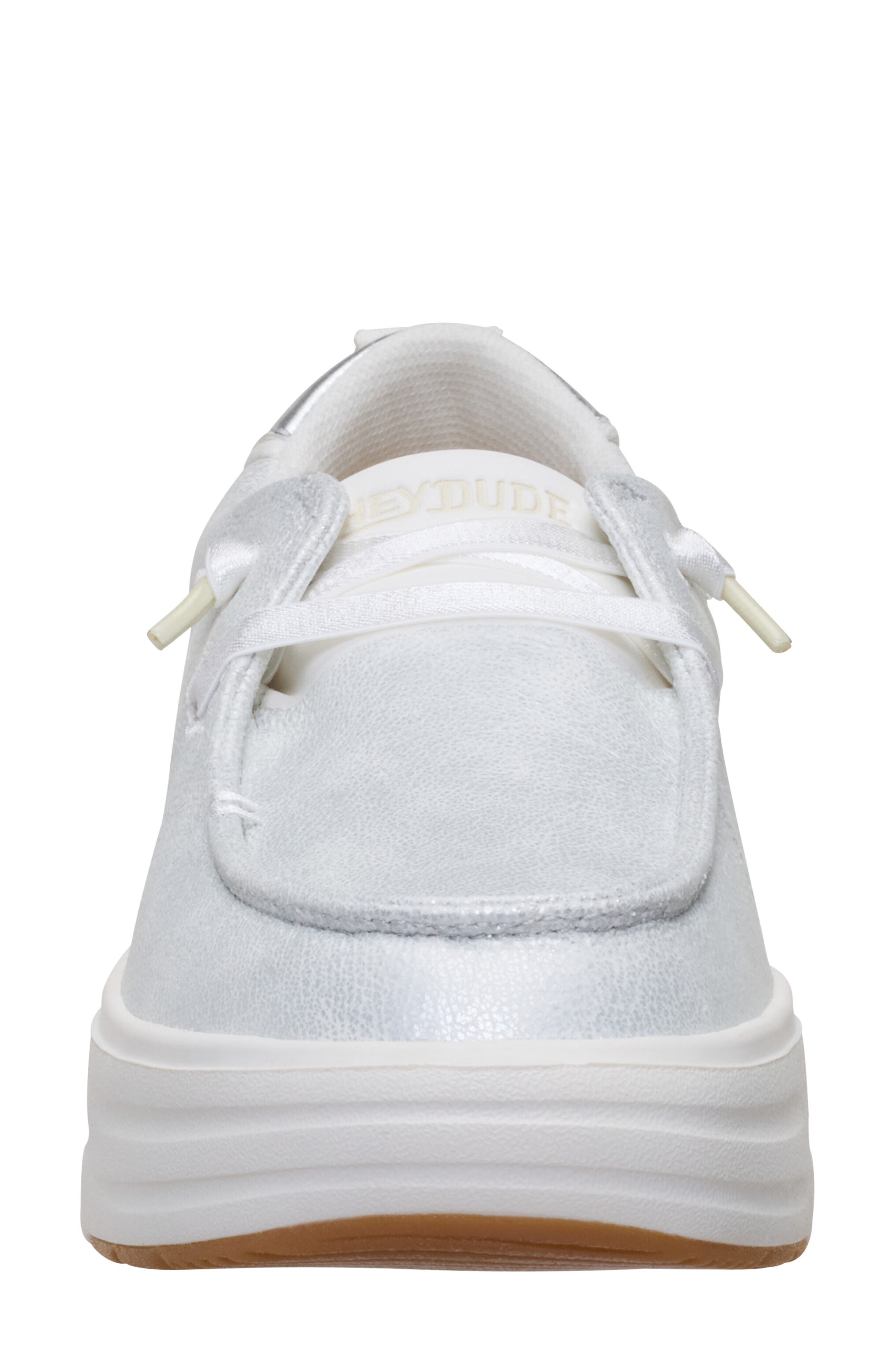 Hey Dude Wendy Nova Shimmer Slip-On Sneaker, Alternate, color, White