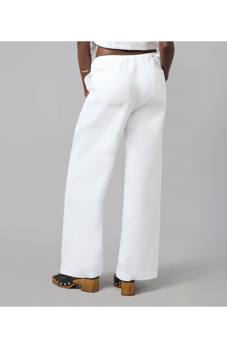 Lola Denim Remy Mid Rise Wide Leg Jeans, Alternate, color, White