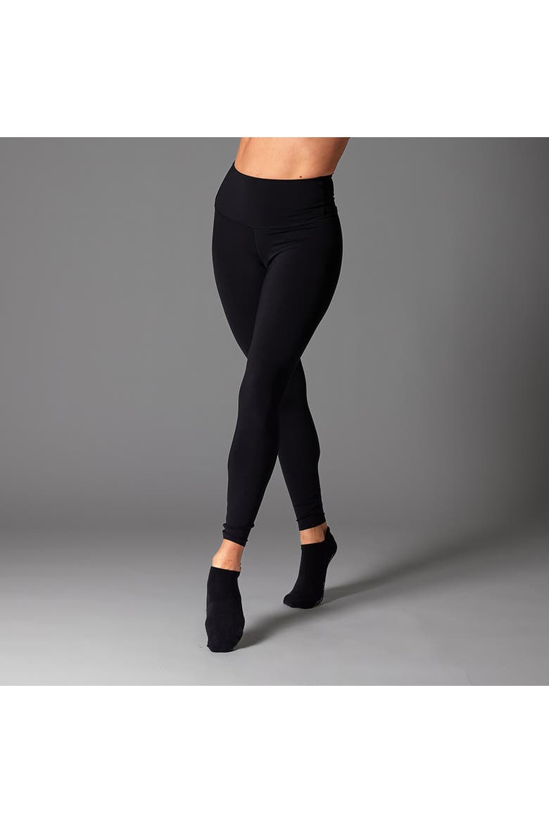 High Waisted Legging, Main, color, EBONY