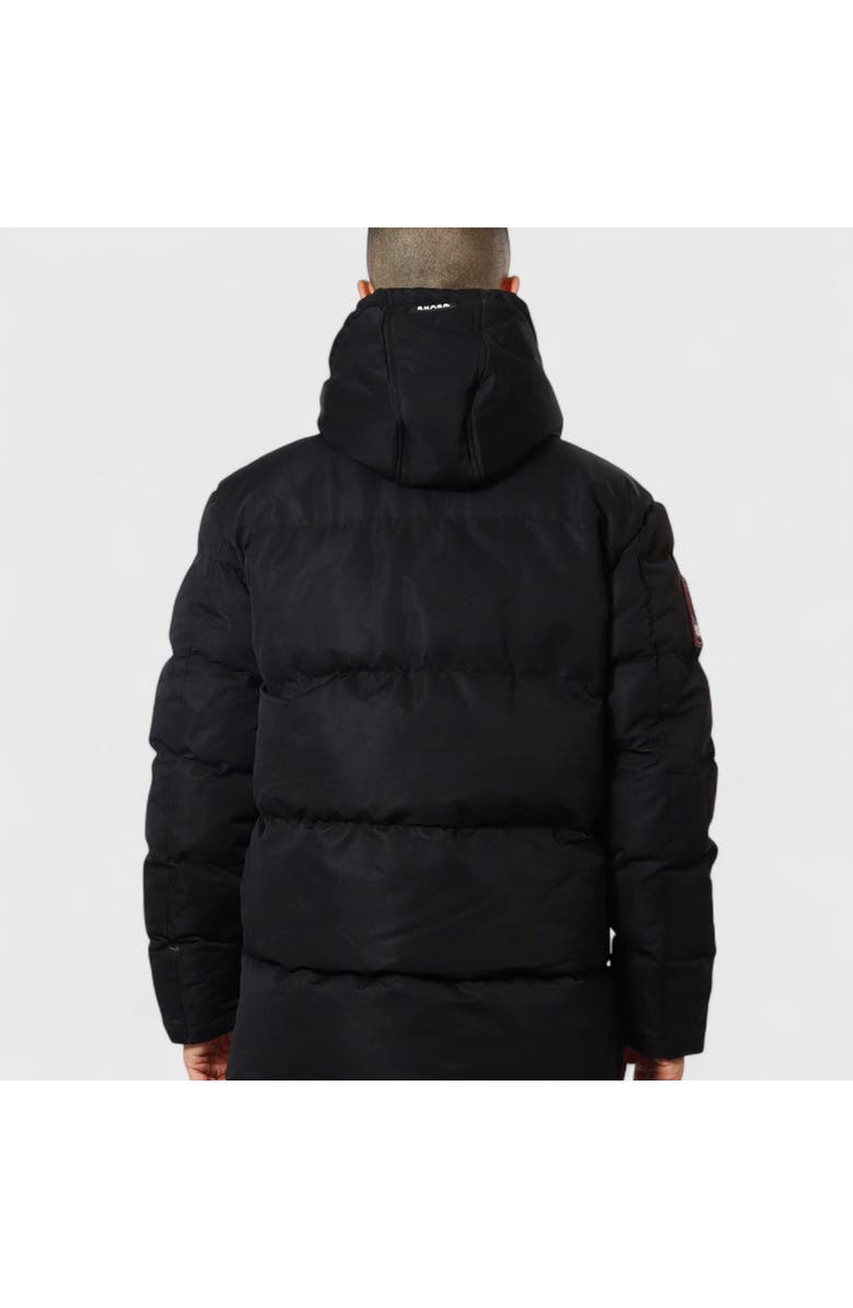 CANADA WEATHER GEAR Men's Heavyweight Hooded Puffer Jacket, Alternate, color, Black