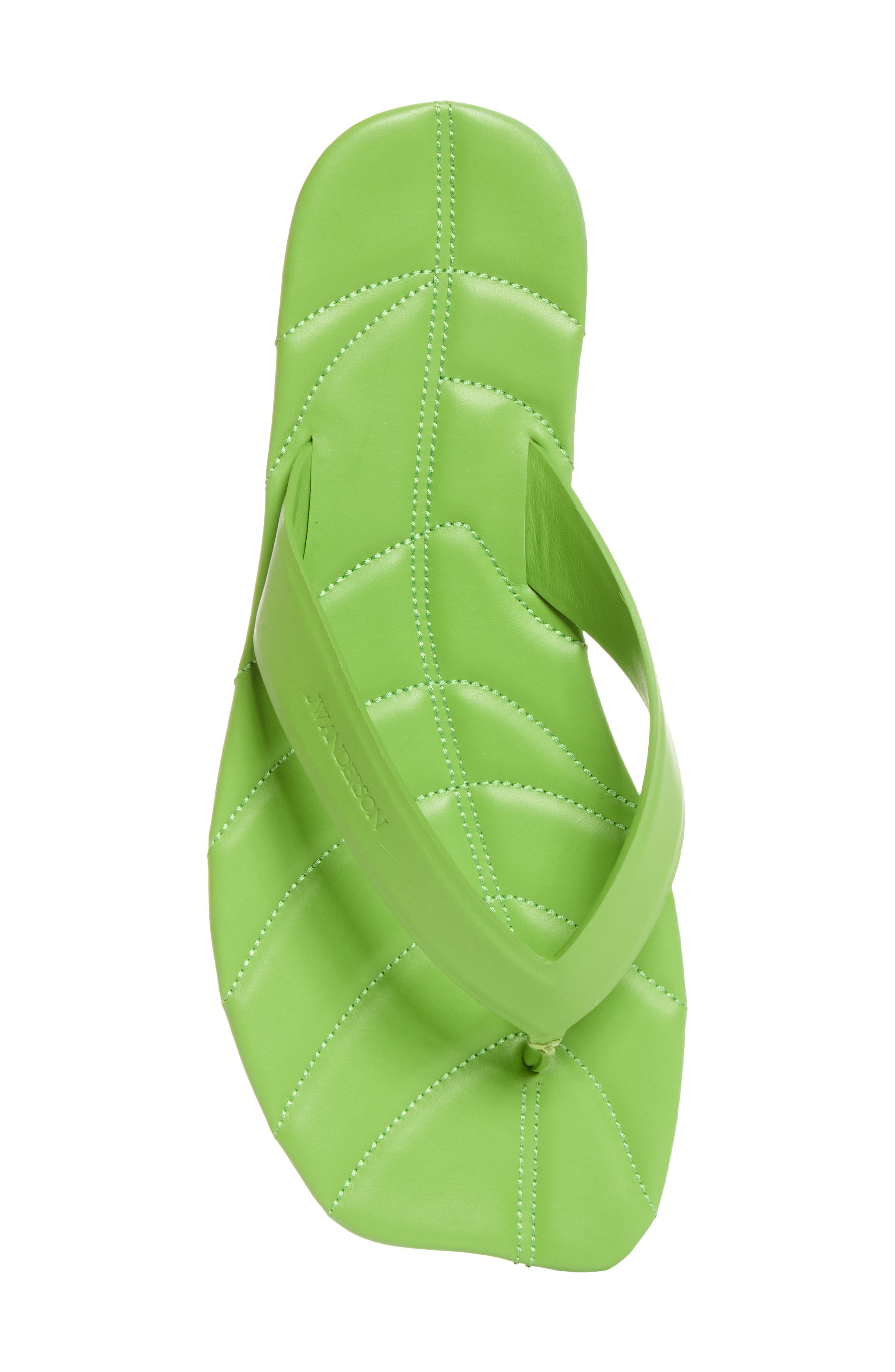 Leaf Flip Flop Sandal, Alternate, color, LIME
