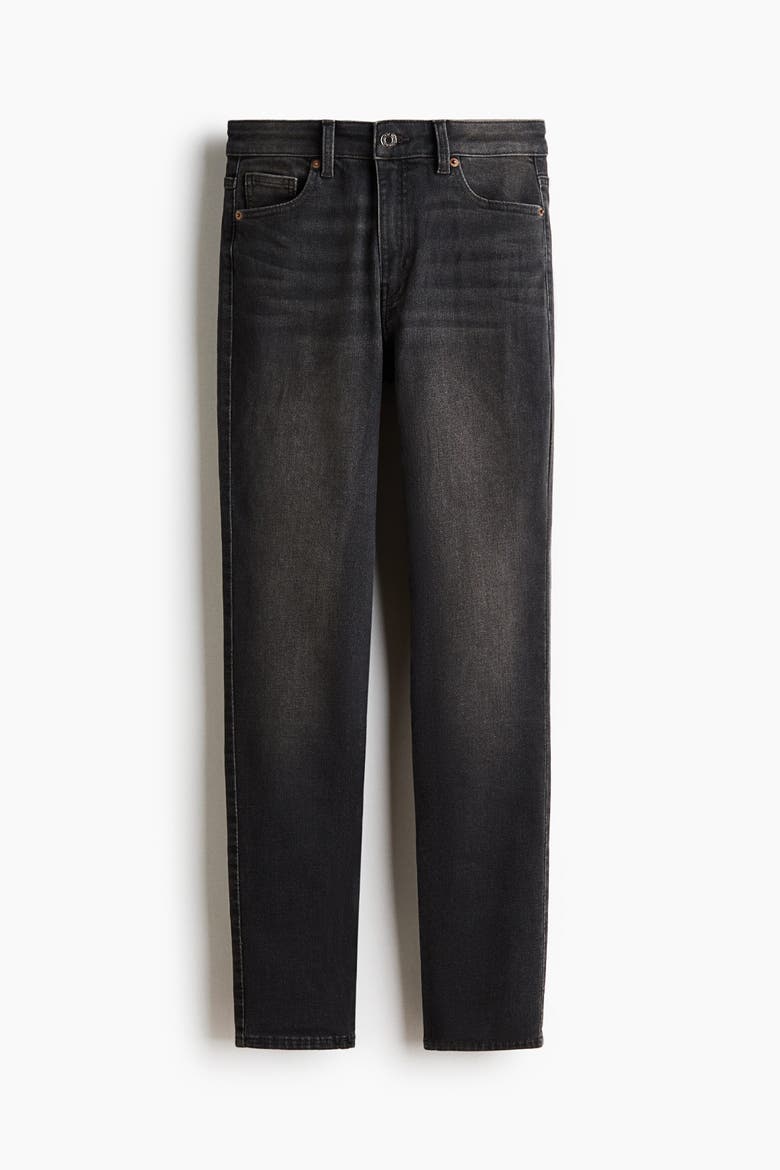 Skinny High Waist Jeans, Alternate, color, Dark denim gray