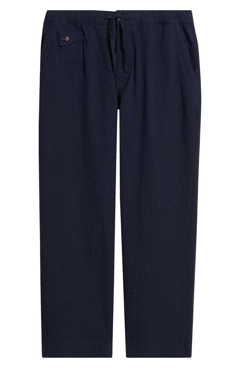 Imperfects Mr. Lynch's Easy Rider Seersucker Ankle Straight Leg Pants, Alternate, color, Dark Navy