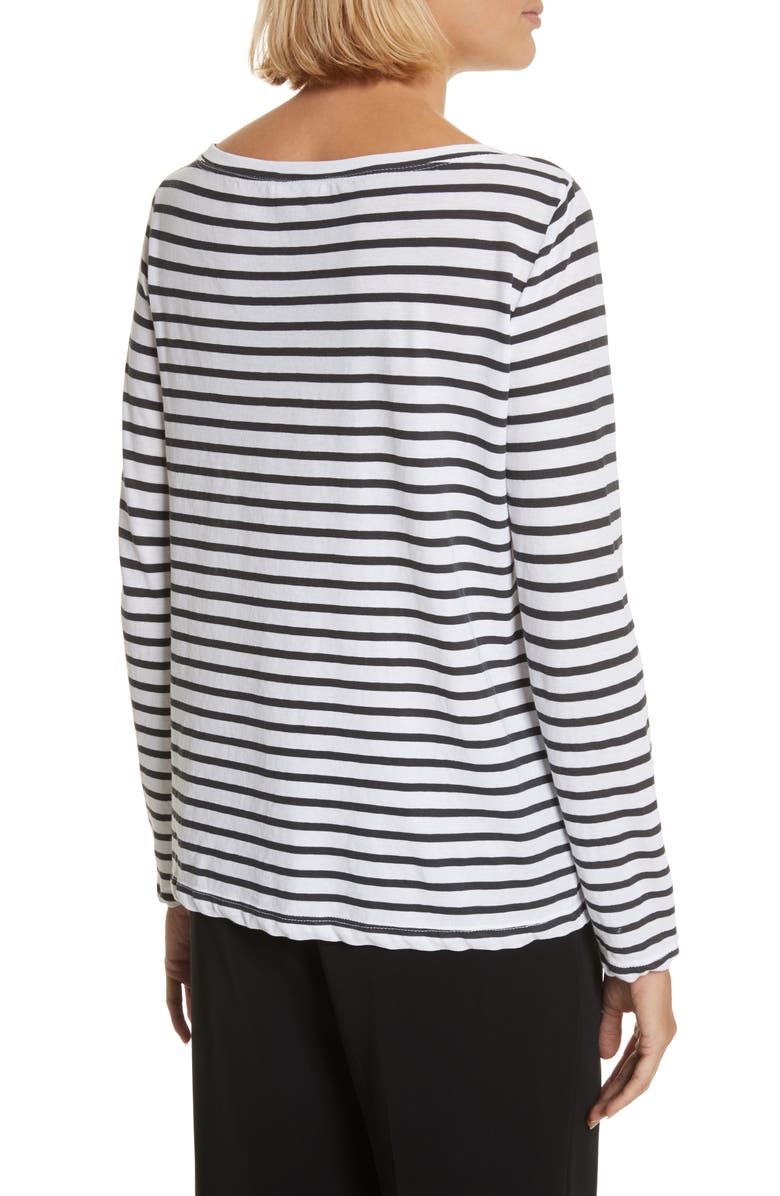 A.L.C. Mila Stripe Tee, Alternate, color,