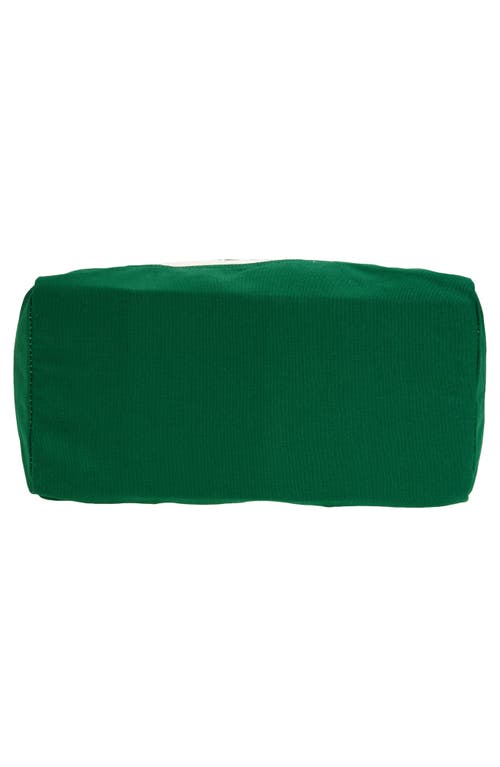 Favorite Daughter Mom Of The Year Embroidred Canvas Duffle Bag In Green