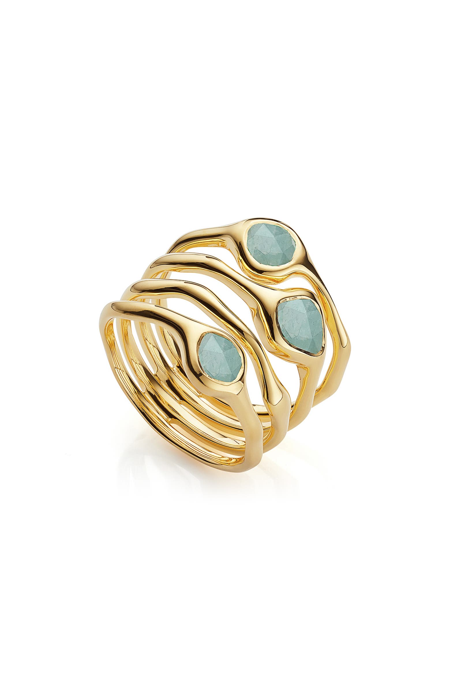 Monica Vinader MV Siren™ Stone Stack Ring | Nordstrom